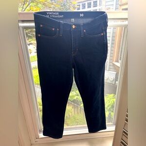 JCrew Vintage Slim Straight Women's Jeans - Dark Blue